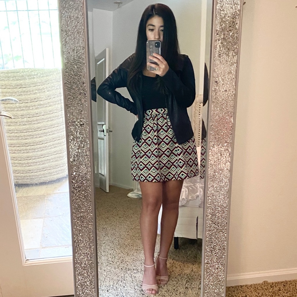 Chevron Skirt